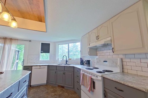 4609 Champagne Drive, Athabasca, AB - Indoor Photo Showing Kitchen With Double Sink