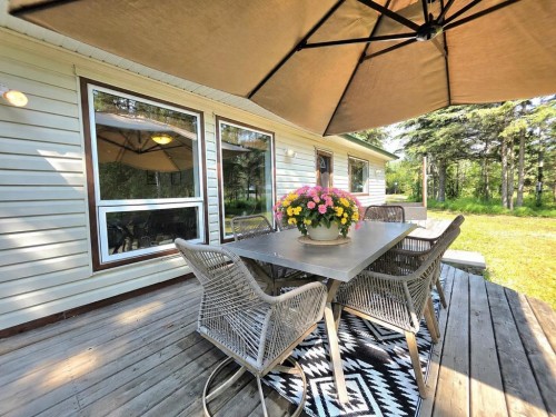 14 Marten Drive, Marten Beach, AB - Outdoor With Deck Patio Veranda With Exterior