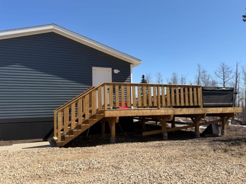 28-590059 Range Road 110, Rural Woodlands County, AB - Outdoor With Deck Patio Veranda With Exterior
