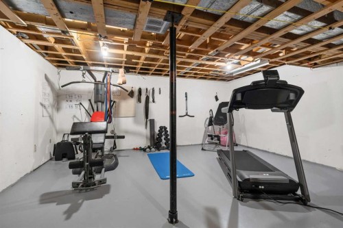 5415 Willock Crescent, Swan Hills, AB - Indoor Photo Showing Gym Room