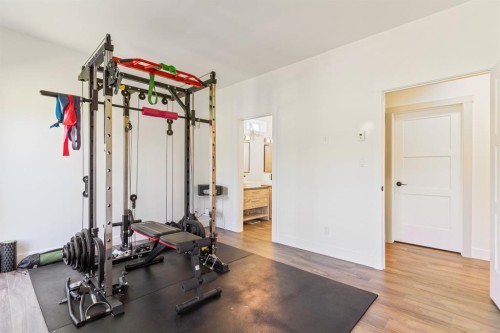 5406 Poplar Lane, Athabasca, AB - Indoor Photo Showing Gym Room
