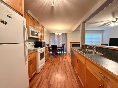 103-501 3 Street, Fox Creek, AB - Indoor Photo Showing Kitchen With Double Sink
