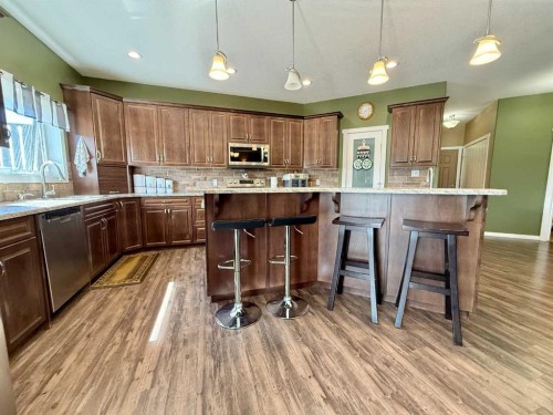 115017 Twp Rd 600A, Rural Woodlands County, AB - Indoor Photo Showing Kitchen With Upgraded Kitchen