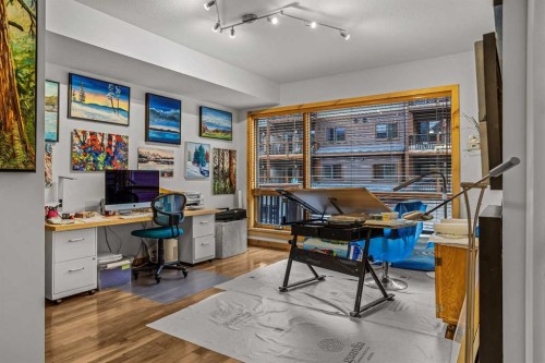 205-600 Spring Creek Drive, Canmore, AB - Indoor Photo Showing Office
