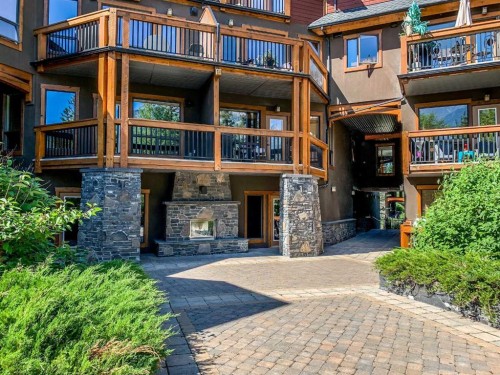 205-600 Spring Creek Drive, Canmore, AB - Outdoor With Balcony
