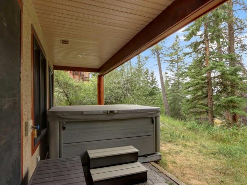 11-137 Wapiti Close, Canmore, AB - Outdoor With Deck Patio Veranda With Exterior