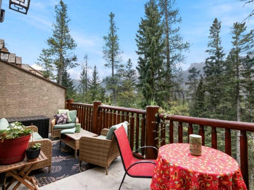 11-137 Wapiti Close, Canmore, AB - Outdoor With Deck Patio Veranda