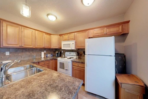 734041 Range Road, Wagner, AB - Indoor Photo Showing Kitchen With Double Sink