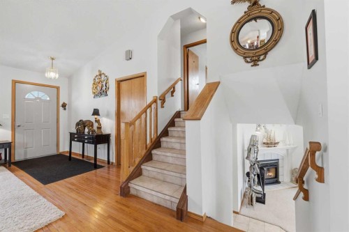46 Atkinson Crescent, Whitecourt, AB - Indoor Photo Showing Other Room With Fireplace