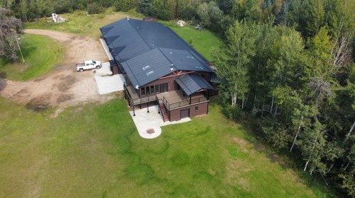 655059 Highway 813, Rural Athabasca County, AB - Outdoor With Deck Patio Veranda With View