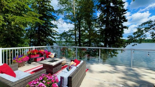 30 Carlson Drive, Goose Lake, AB - Outdoor With Body Of Water With Deck Patio Veranda
