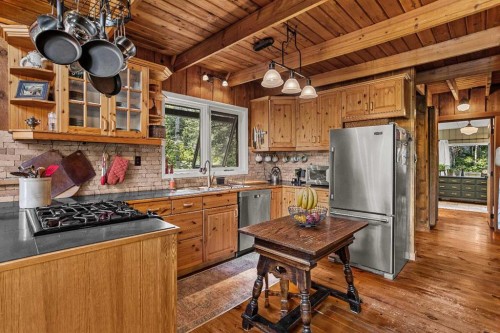 10 Heart Road, Lac Des Arcs, AB - Indoor Photo Showing Kitchen