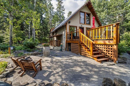 10 Heart Road, Lac Des Arcs, AB - Outdoor With Deck Patio Veranda