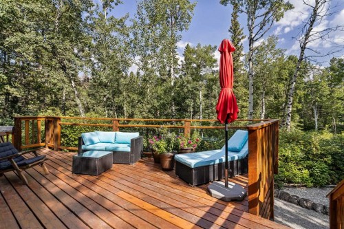 10 Heart Road, Lac Des Arcs, AB - Outdoor With Deck Patio Veranda