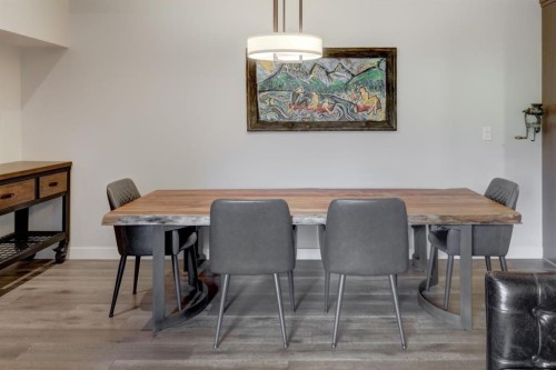 107-707 Spring Creek Drive, Canmore, AB - Indoor Photo Showing Dining Room