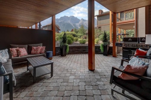 107-707 Spring Creek Drive, Canmore, AB - Outdoor With Deck Patio Veranda With Exterior