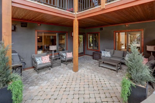 107-707 Spring Creek Drive, Canmore, AB - Outdoor With Deck Patio Veranda With Exterior