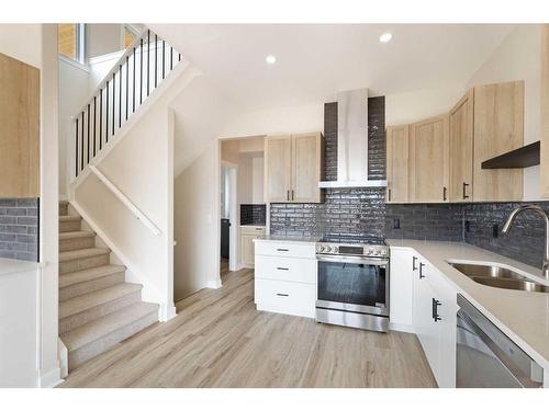 43 Kingfisher Estates Drive, Lake Newell Resort, AB - Indoor Photo Showing Kitchen With Double Sink With Upgraded Kitchen