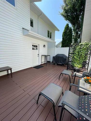 24 Evergreen Park Close West, Brooks, AB - Outdoor With Deck Patio Veranda With Exterior
