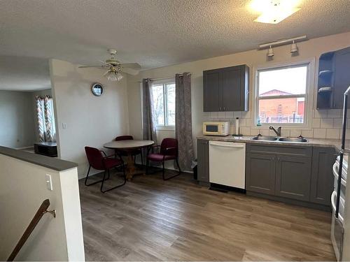 407 1 Avenue East, Oyen, AB - Indoor Photo Showing Kitchen With Double Sink