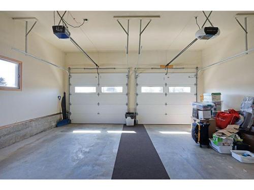 202 Fox Lake Trail, Hanna, AB - Indoor Photo Showing Garage