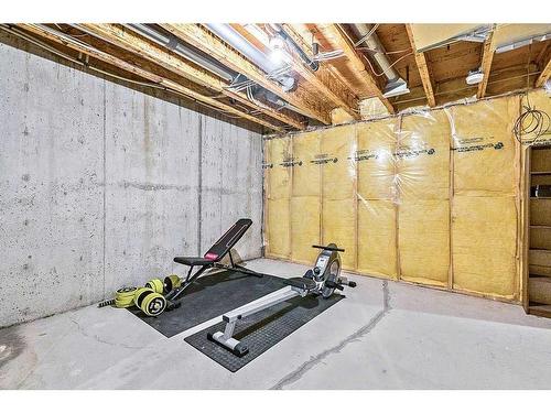 73 Cranleigh Heath Se, Calgary, AB - Indoor Photo Showing Basement