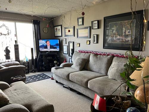 63 Hunts Drive, Drumheller, AB - Indoor Photo Showing Living Room