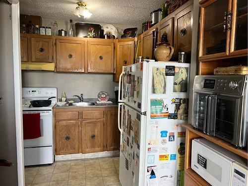 63 Hunts Drive, Drumheller, AB - Indoor Photo Showing Kitchen