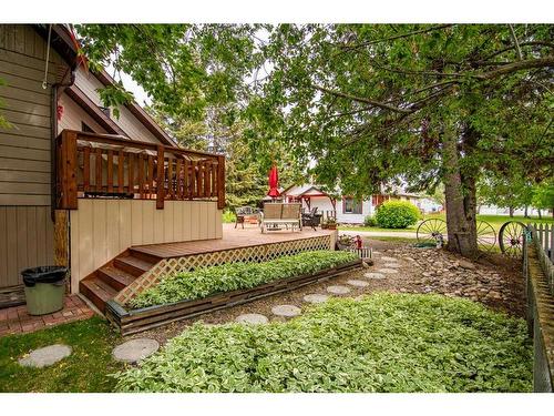 101 Riverside Street, Markerville, AB - Outdoor With Deck Patio Veranda