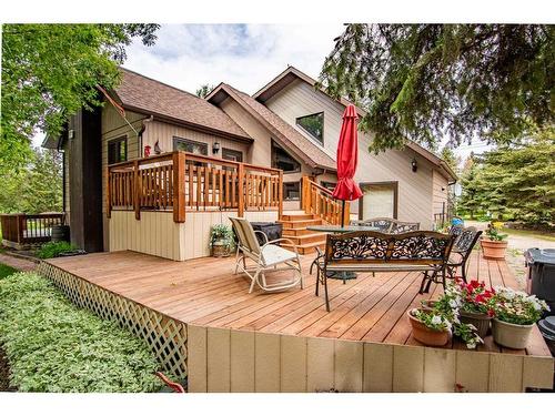 101 Riverside Street, Markerville, AB - Outdoor With Deck Patio Veranda With Exterior