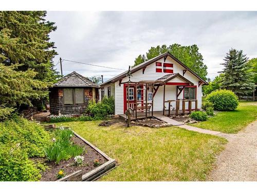 101 Riverside Street, Markerville, AB - Outdoor With Deck Patio Veranda