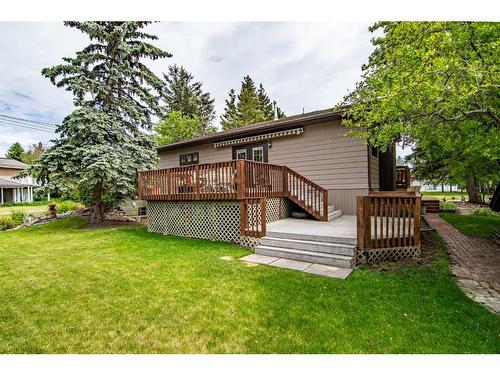 101 Riverside Street, Markerville, AB - Outdoor With Deck Patio Veranda With Exterior