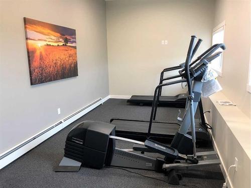 201-499 Meadow Lake Court East, Brooks, AB - Indoor Photo Showing Gym Room