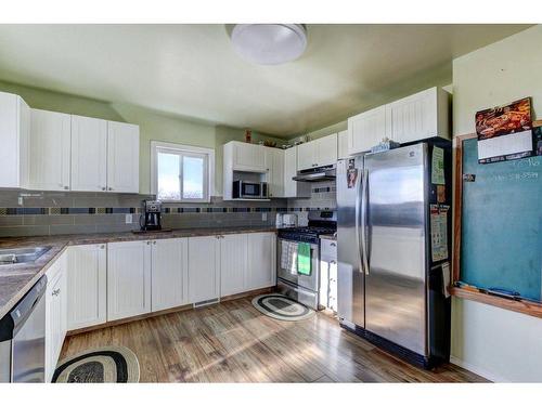 312031 Rr 19-2, Morrin, AB - Indoor Photo Showing Kitchen With Double Sink