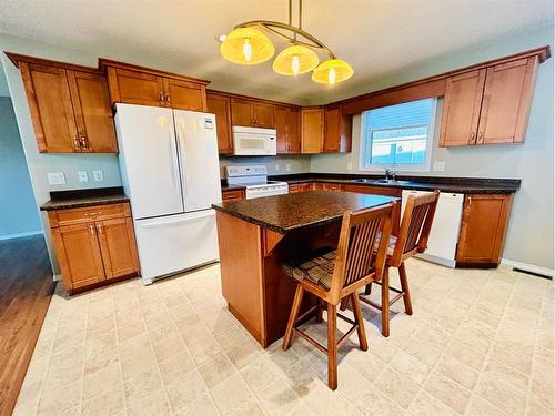 3 Byler Place, Oyen, AB - Indoor Photo Showing Kitchen With Double Sink