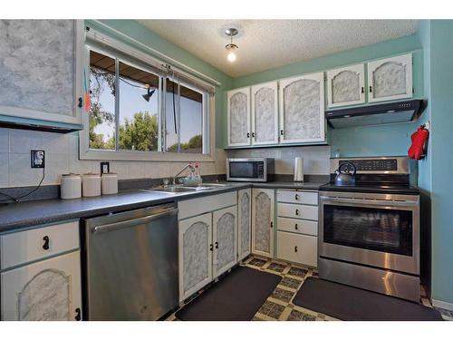 68 Chinook Way West, Brooks, AB - Indoor Photo Showing Kitchen With Double Sink