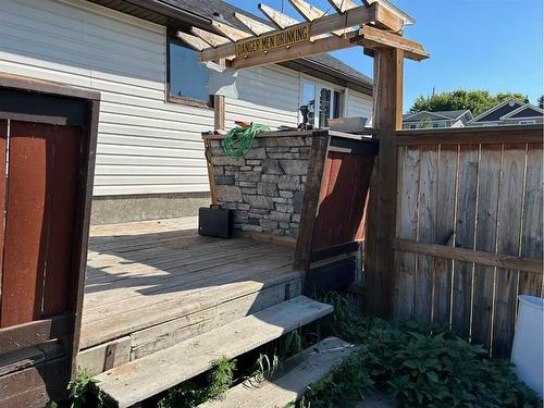 213 1 Avenue, Torrington, AB - Outdoor With Deck Patio Veranda With Exterior