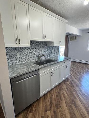 22-398 16 Street Ne, Medicine Hat, AB - Indoor Photo Showing Kitchen With Double Sink With Upgraded Kitchen