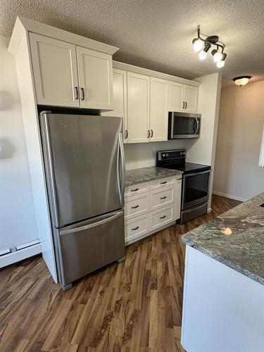 22-398 16 Street Ne, Medicine Hat, AB - Indoor Photo Showing Kitchen With Stainless Steel Kitchen