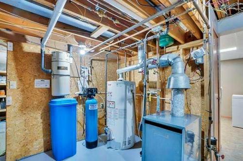 609 Kennedy Place, Hanna, AB - Indoor Photo Showing Basement