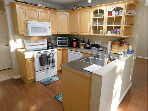 87 Greystone Close East, Brooks, AB - Indoor Photo Showing Kitchen With Double Sink