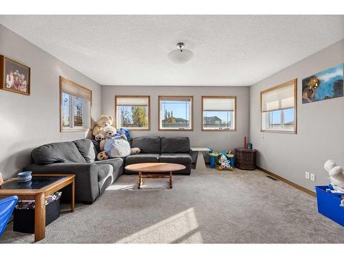 464 Sunset Link, Crossfield, AB - Indoor Photo Showing Living Room