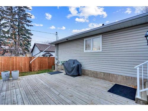 201 4 Avenue West, Hanna, AB - Outdoor With Deck Patio Veranda With Exterior