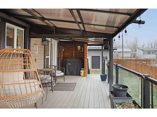 114 2 Avenue East, Delia, AB - Outdoor With Deck Patio Veranda With Exterior