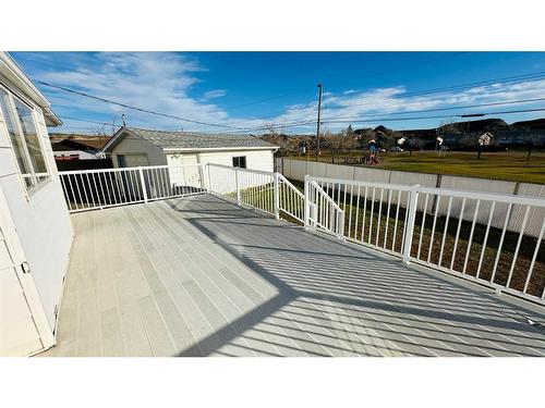 8 Spruce Drive, Drumheller, AB - Outdoor With Deck Patio Veranda