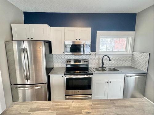 804 8 Street Se, Medicine Hat, AB - Indoor Photo Showing Kitchen With Double Sink