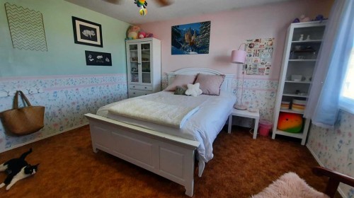 710 Bankview Close, Drumheller, AB - Indoor Photo Showing Bedroom