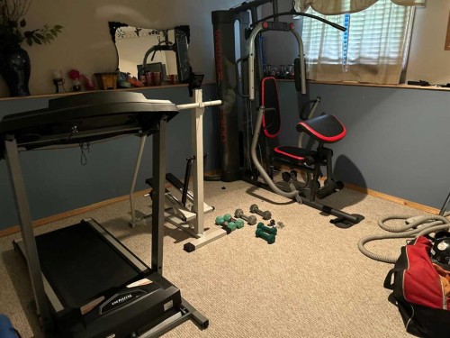 3 Upland Road, Brooks, AB - Indoor Photo Showing Gym Room