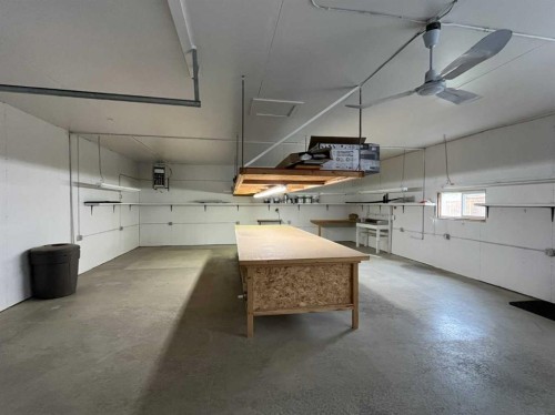 1818 10A Street, Coaldale, AB - Indoor Photo Showing Garage