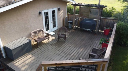 502 Fox Lake Trail, Hanna, AB - Outdoor With Deck Patio Veranda With Exterior